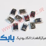 جک مادگی USB ذوزنقه صاف