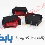 کلید راکر باریک چراغ دار