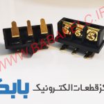 سوکت برق آمپلی مشکی طلایی