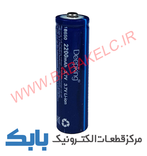 باتری شارژی 3.7ولت 18650 DEEPKING